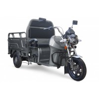 Грузовой электротрицикл Rutrike Вояж К1 1200 60V800W Темно-серый