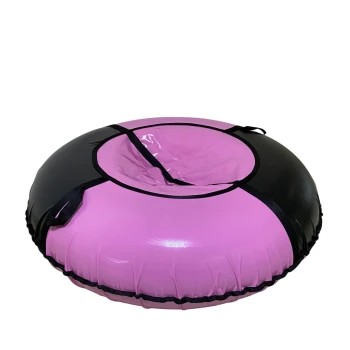 Тюбинг МОРОЗЕЦ D-1,1м черно-розовый